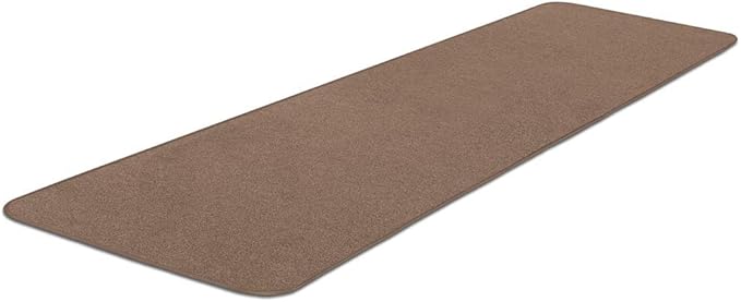 House, Home and More Outdoor Carpet Runner - Brown - 4 Feet x 10 Feet