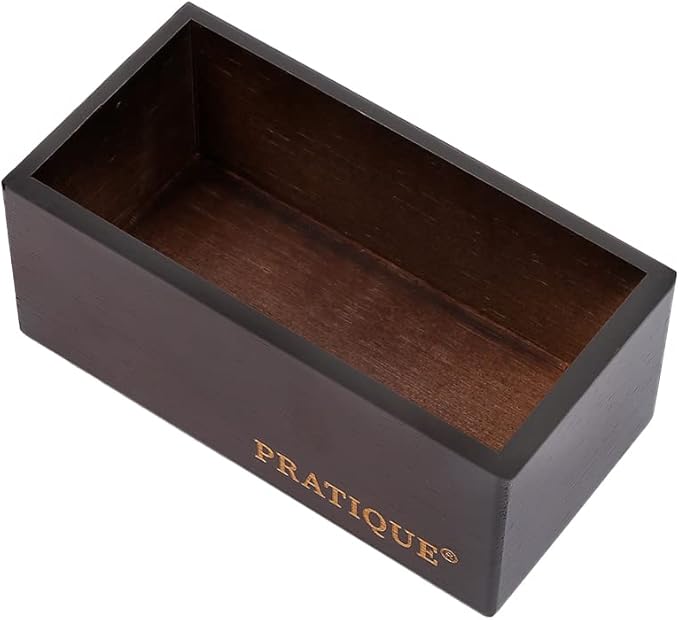 Bamboo Drawer Organizer - Kitchen Utensil Organizer Silverware Tray Cutlery Holder,Office Desk Supplies and Accessories,5.9 * 3 * 2.6,Nut-brown