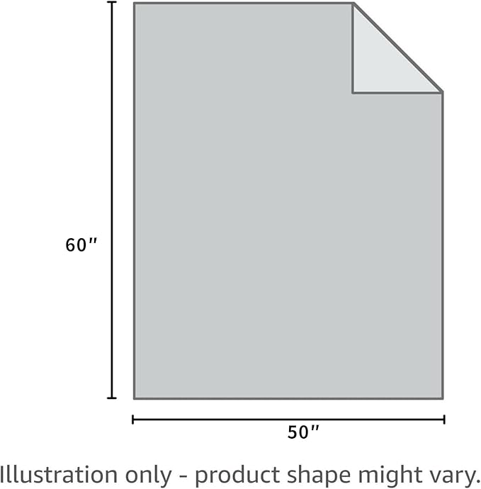 Soft Chenille Yarn Throw 50"x60", Handmade Knit Throw Blanket, for use in All Seasons, Soft Cozy Warm Knitted Blanket for Bed Sofa, Couch Chair, Living Room(1.98Ib)