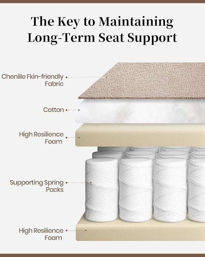 Oversized Recliner Chair Manual Swivel Rocker Recliner for Living Room Chenille Overstuffed Nursery Reclining Sofa Chair Rocking Recliners for Adults 400lbs (Manual, Beige)