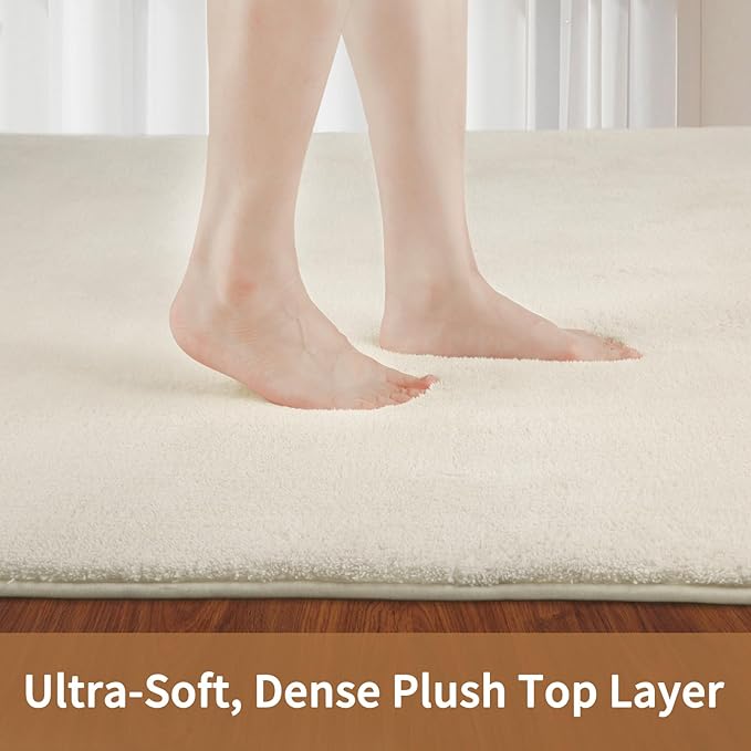 Sour Lemon 9x12 Area Rugs for Living Room, Soft Large Area Rug Fluffy Rugs for Bedroom,Machine Washable Area Rug Non Slip Carpet Rug for Living Room Playroom Kids Room Home Decor