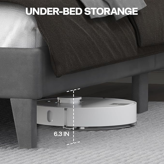King Size Bed Frame with LED Lights, Upholstered Bed Frame with Wingback Diamond Tufted Headboard, Wood Slats Support, Noise-Free, Easy Assembly, No Box Spring Needed, Grey