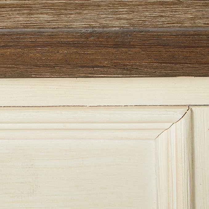 Signature Design by Ashley Bolanburg Farmhouse Lift Top Coffee Table with Drawers, Antique Cream & Brown