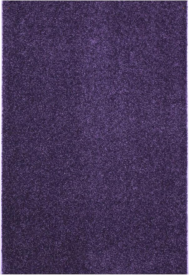 KOECKRITZ Soft and Colorful Kids Classroom Area Rugs (Passes Flammability Pill Test) Many Sizes and Bright Colors to Select from (9' x 12', Eggplant)