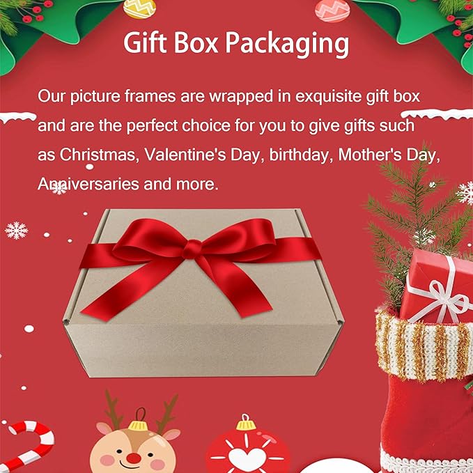 8x10 Picture Frame Set of 4, 8 x 10 Wood Photo Frames with Mat for 5x7, Wooden Frame with Real Glass Cover for Wall and Tabletop Display,Gold