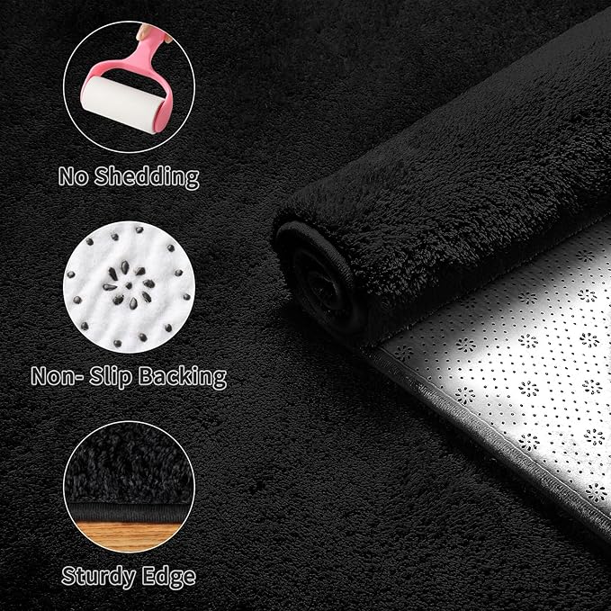 Sour Lemon 9x12 Area Rugs for Living Room, Soft Large Area Rug Fluffy Rugs for Bedroom,Machine Washable Area Rug Non Slip Carpet Rug for Living Room Playroom Kids Room Home Decor