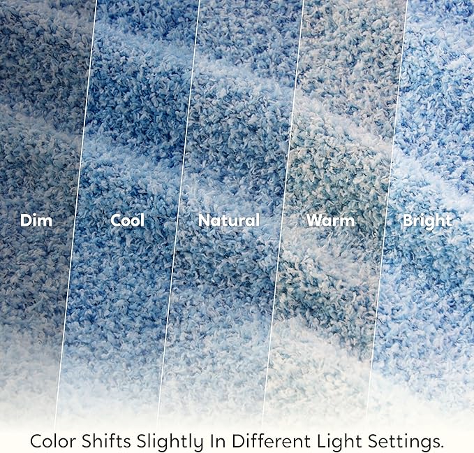 Joiedomi Twin Blanket for Couch Bed Sofa, Blue Knitted Blankets Gifts for Women Mom Girls, Cozy Cute Soft Throw Home Room Decor Aesthetic for Women Mothers Birthday Gifts 60x80 Inches