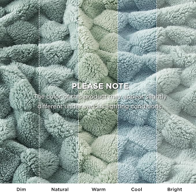 Bedsure GentleSoft Sage Green Throw Blanket for Couch - Super Soft Cozy Blankets Gifts for Women Men Girls, Cute Small Fleece Throws for Bedroom Home Decor, 50x70 Inches
