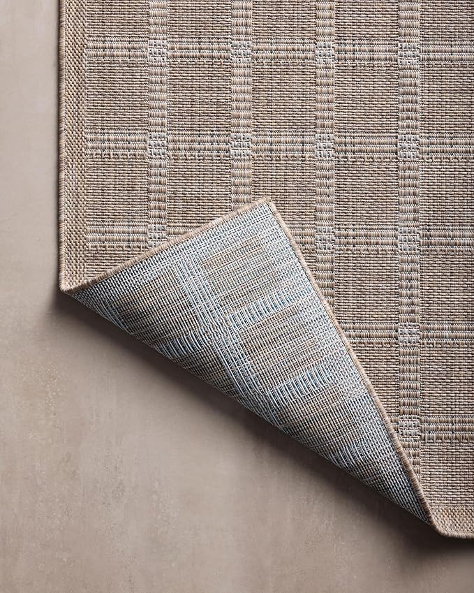 Loloi Amber Lewis Topanga Collection TOP-01 Natural/Bone 7'-10" x 10' Indoor/Outdoor Area Rug