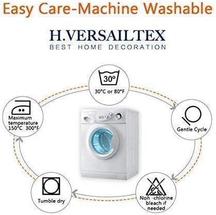 H.VERSAILTEX Super Stretch Individual Seat Sofa Covers Couch Cushion Covers Slipcover Sets Thick Jacquard Textured Twill Fabric (3 Piece, Loden Frost)