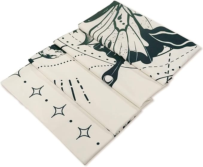 Lunerfex Boho Butterfly Tapestry Small Tapestry Tarot Tapestries Moon Phase Aesthetic Tapestries Wall Hanging for Bedroom and Living Room Decor Butterfly 60×80 Inches