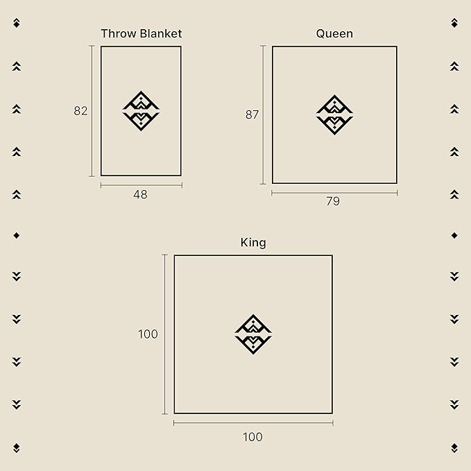 Inca Aztec Throw, Queen, King Blanket | Southwest Indian Navajo Boho Style | Native Cover for Camping, Bedding, Couch, Vanlife | Faux Alpaca, Lightweight, Hypoallergenic (Inti Red, Queen)