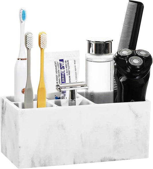 Luxspire Toothbrush Holder, Ink White
