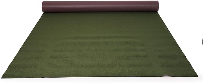 Marine Carpet,5 FT x 25 FT Olive Green Indoor Outdoor Carpet 0.2" Thick with Water-Proof TPE Backing, Non-Slide for Home, Patio, Porch, Deck