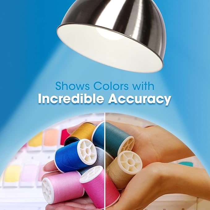 OttLite Covington Floor Lamp - Brushed Nickel, Adjustable Modern & Contemporary LED Light