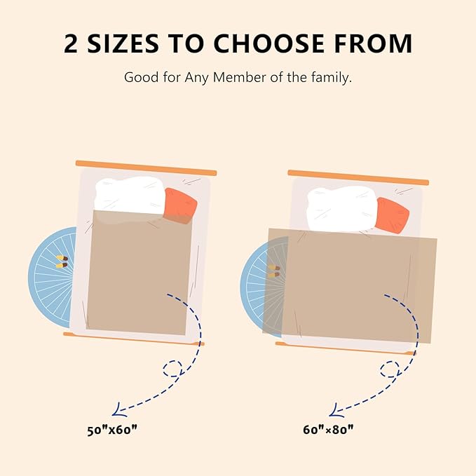 L'AGRATY Chunky Knit Blanket Throw: 50''x60'' Chenille Chunky Knitted Throw Blanket for Bed Couch - Handmade Thick Big Cable Knit Blanket - Large Crochet Rope Blanket for Home Decor(Light Linen)