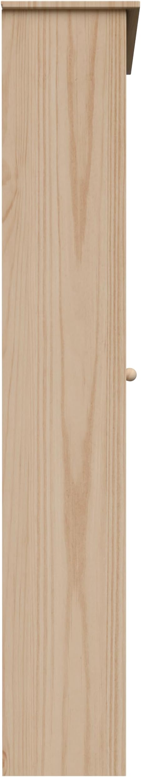 Pantry Cabinet Storage Cabinet with 2 Doors Solid Wood - Adjustable Shelves for Kitchen, Dining Room, or Utility Room Organization