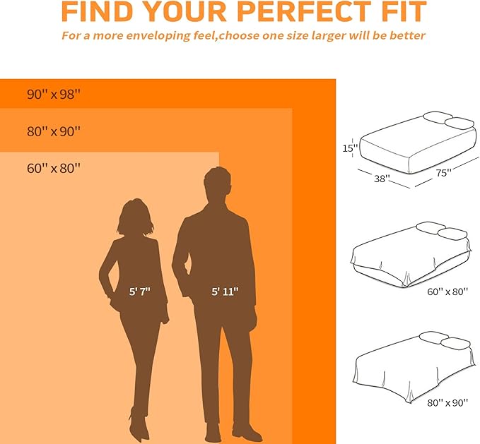 Colorful Throw Blanket Ultra Soft Cotton Orange Decorative Throw All Season Rustic Reversible Bohemian Throw Quilt Farmhouse Decoration(60"x80",04-Garland)