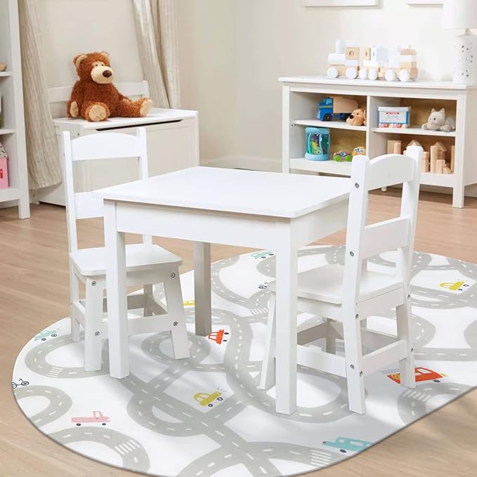 STARUIA Road Traffic Kids Rug Children Playing with Cars Playmat 3x5 Ft, Washable Play Carpet for Kids Playroom, Non-Slip Have Fun Safe Baby Nursery Rug for Toddler Boy's Bedroom Game Room Grey