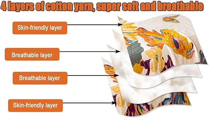 MSGKV Boho Throw Blanket Queen Size 90" x 90" Warm Blanket for Couch and Sofa Blankets Cover for Living Room Summer Throw Cozy Blanket