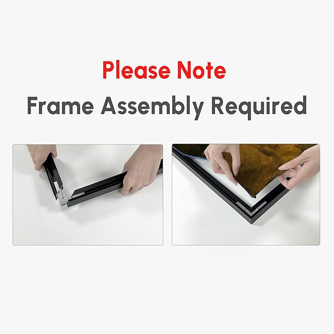 SIGNWIN 46"x72" Extra Large Framed Wall Art Black and White Abstract Geometric Design, Minimalist Modern Print for Home Living Room Bedroom Decor (Frame Assembly Required)