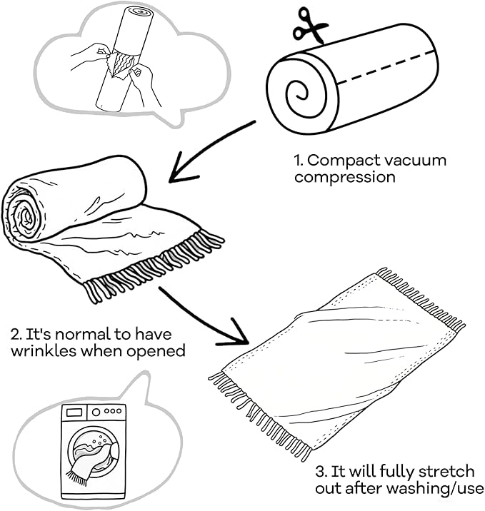 InHand Knitted Throw Blanket for Couch and Bed, Soft Cozy Knit Blanket with Tassel, Coral Pink Lightweight Decorative Throw, Farmhouse Warm Woven Throw for Men and Women, 50"x60"