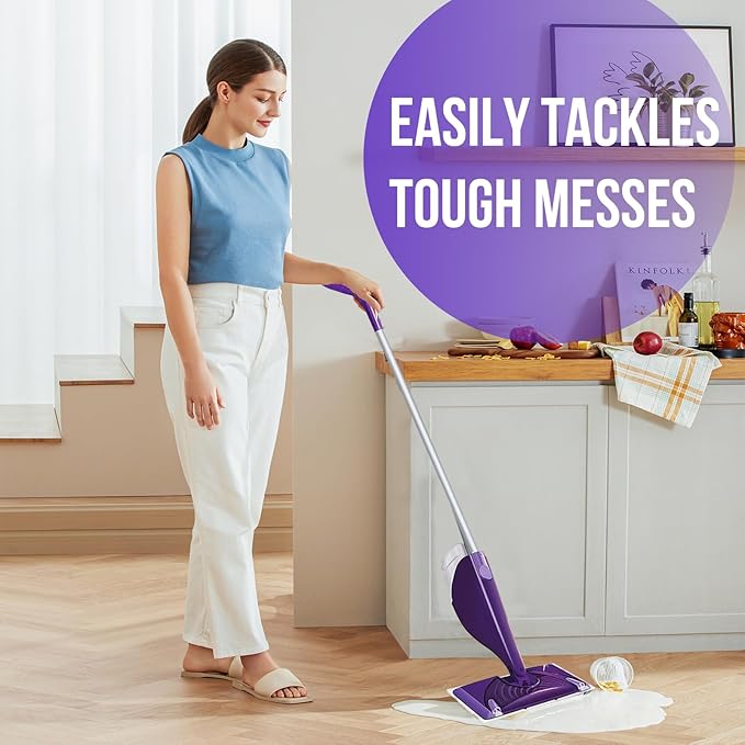 Mopping Pad Refill for Wet Jet Mop, Disposable Multi Surface Wetjet Hardwood Floor Cleaner Spray Mop Pads Refills, Thickness & Absorbent (120)