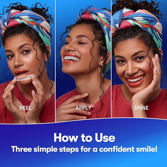 MySmile Teeth Whitening Strips 21 Treatments Kit, Hydroxyapatite-Infuse White Strips, Non-Sensitive Teeth Whitening with Soothing Natural Ingredients, Enamel-Safe, Residue-Free, Non-Slip(42 Count)