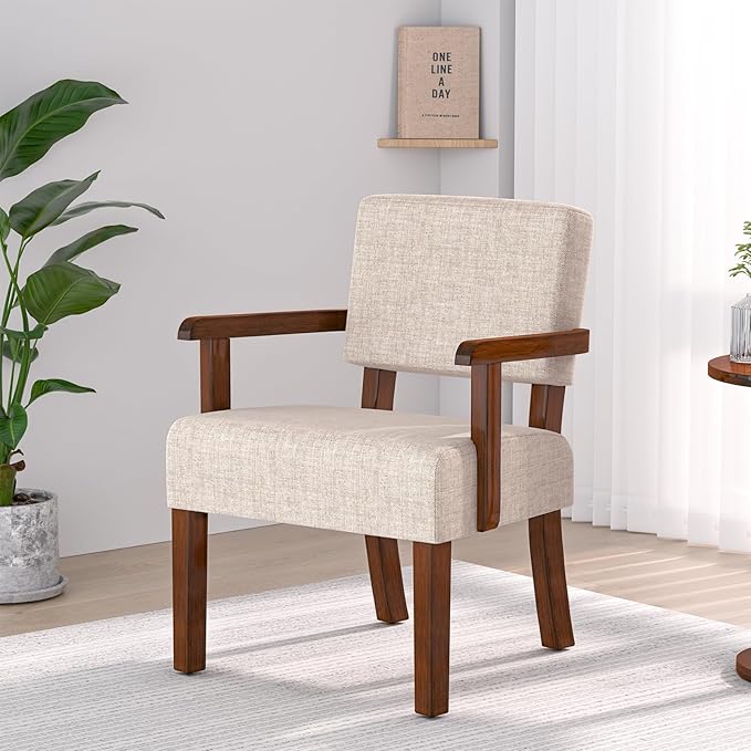 Accent Chair, Oversize Living Room Chairs with Soft Seat & Armrests for Living & Dinning Rooms