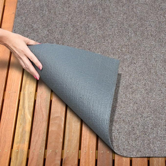 House, Home and More Indoor Outdoor Carpet with Rubber Marine Backing - Brown - 6 Feet x 35 Feet - Durable, UV-Resistant - Adds Color and Comfort to Your Deck, Patio or Other Outdoor Rug Space.