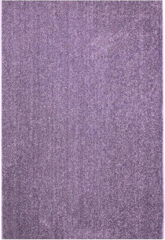 KOECKRITZ Soft and Colorful Kids Classroom Area Rugs (Passes Flammability Pill Test) Many Sizes and Bright Colors to Select from (3' x 12', Lavender)