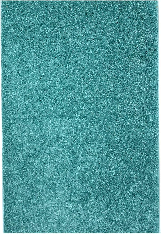 KOECKRITZ Soft and Colorful Kids Classroom Area Rugs (Passes Flammability Pill Test) Many Sizes and Bright Colors to Select from (5' x 7', Surf)