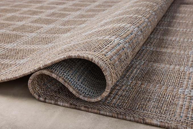 Loloi Amber Lewis Topanga Collection TOP-01 Natural/Bone 2'-3" x 3'-9" Indoor/Outdoor Area Rug