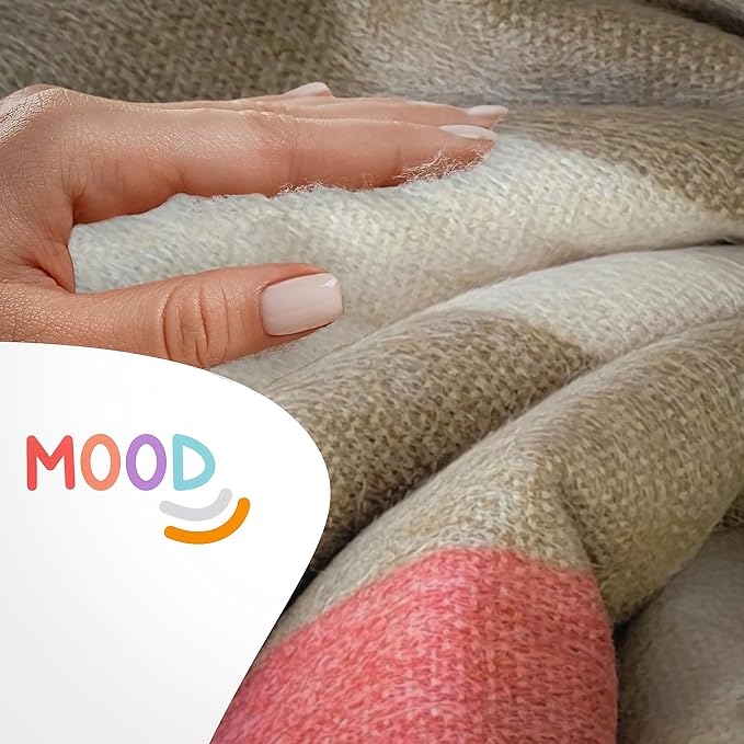 LATITUDE ZERO, Alpaca Wool Throw Blanket | Warm, Ultra-Soft, Breathable, Non-Itchy Blanket-Throw | Hypoallergenic and Beautiful Fabric (Brick Red)