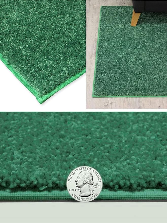 KOECKRITZ Soft and Colorful Kids Classroom Area Rugs (Passes Flammability Pill Test) Many Sizes and Bright Colors to Select from (9' Round, Froggy)