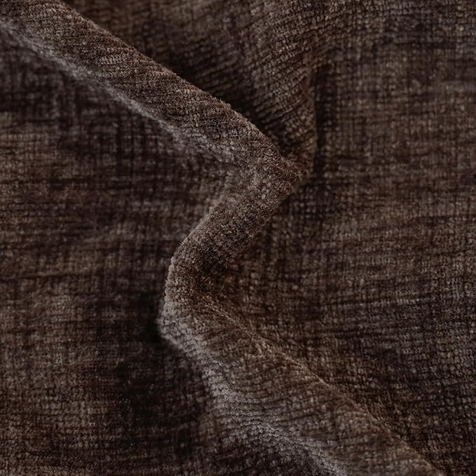 CaliTime Throw Pillow Covers Decorative 24 X 24 Inches Pack of 2 Cozy Chenille Cushion Cases for Couch Sofa Bed Living Room Home Coffee