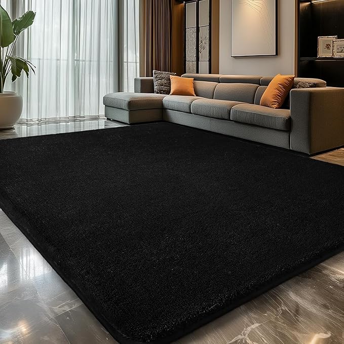 Sour Lemon 6x9 Area Rugs for Living Room, Soft Large Area Rug Fluffy Rugs for Bedroom，Machine Washable Area Rug Non Slip Carpet Rug for Living Room Playroom Kids Room Home Decor
