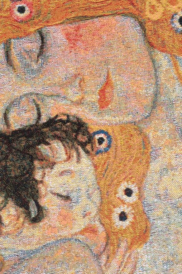 C Charlotte Home Furnishings Inc Mother and Child 1 Cushion Cover | Pure Cotton Decorative Cushion Case | Cushion Cover for Indoor Use | 17x17 Inch Cushion Cover for Living Room I by Gustav Klimt