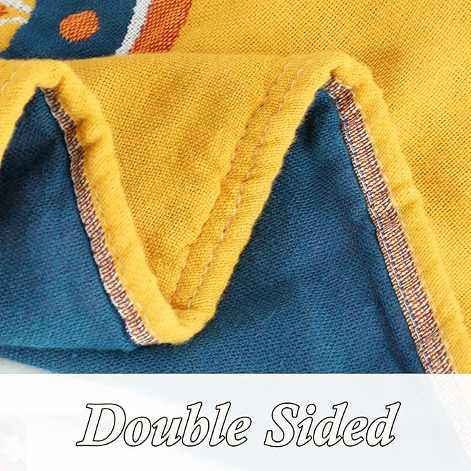 Snycler Boho 100% Cotton Throw Blanket, Decorative Muslin Boho Throw Blanket, Soft Cozy Colorful Bohemian Floral Reversible Blanket with Tassels for Chair Couch Bed Sofa Room Decor, 80x90 Inch