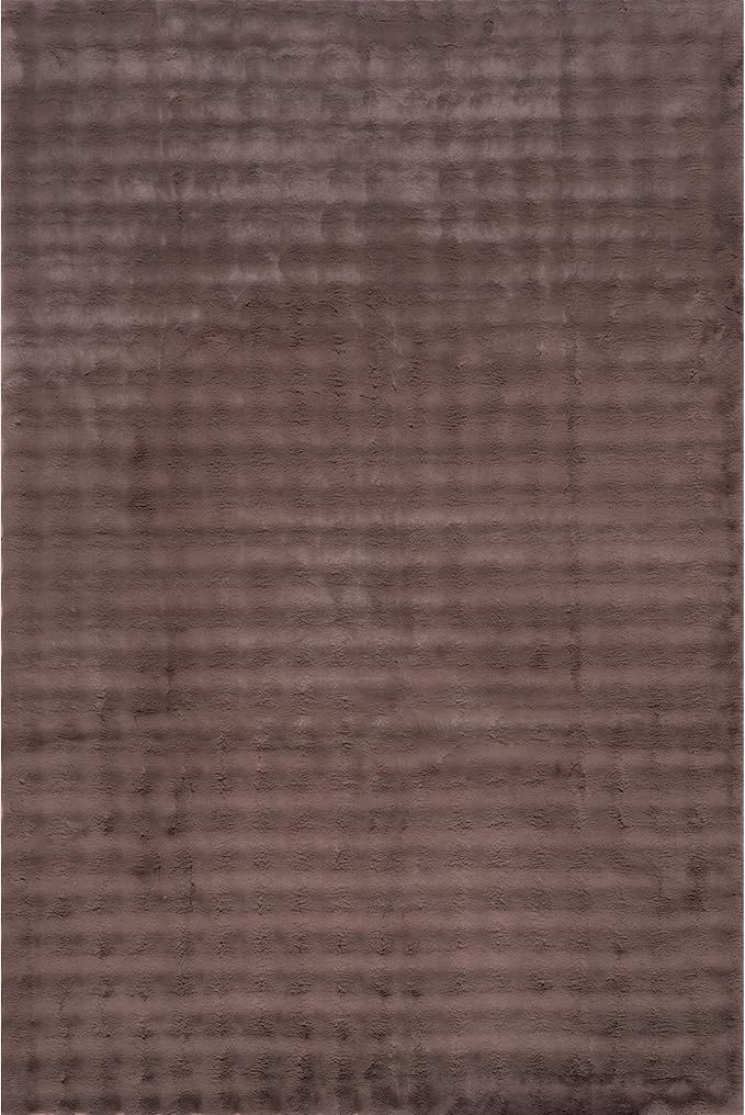nuLOOM Jeni Checkered 7'6" x 9'6" Machine Washable Area Rug for Living Room Bedroom Dining Room Kitchen, Dark Brown