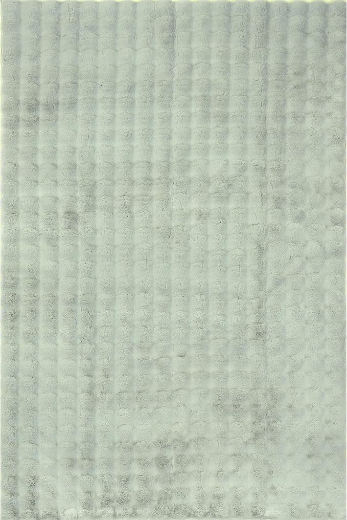 nuLOOM 7'6" x 9'6" Cozy Plush Area Rug, Machine Washable, Non-Slip, Soft Fluffy Shag Carpet for Living Room Bedroom Kids Room Nursery Home Decor, Jeni Green