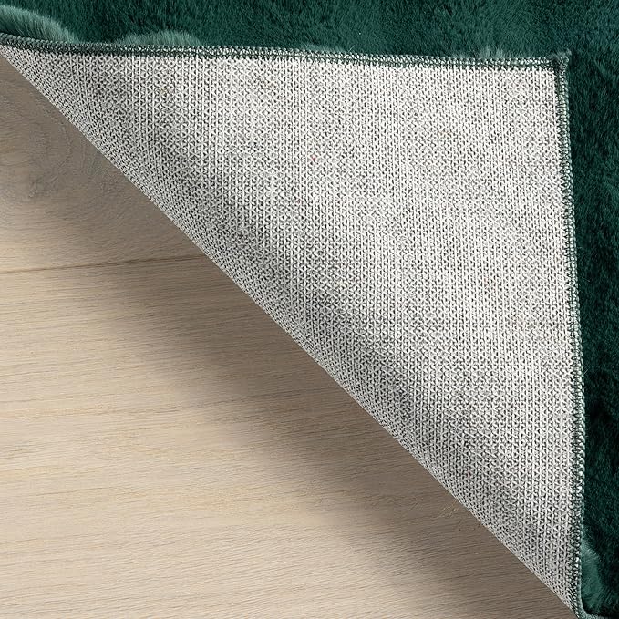 nuLOOM Jeni Checkered 2'6" x 8' Machine Washable Runner Rug for Living Room Bedroom Dining Room Entryway Hallway Kitchen, Hunter Green