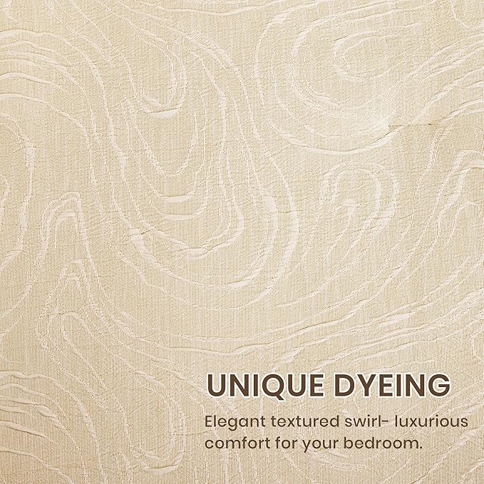 Monbix Full Size Comforter Set, Birch Marble Pattern Bedding Comforter for Full Size Bed Set, Reversible Bedding Sets 7 Pieces, Bed in a Bag with Comforter, Sheets, Pillowcases & Shams