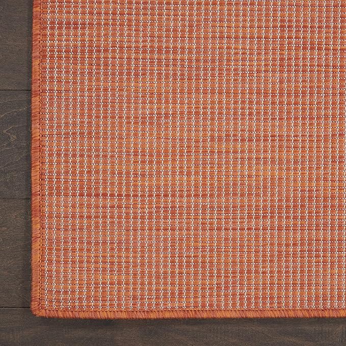 Nourison Home Home Positano 6' Runner Fabric Terracotta Area Rug